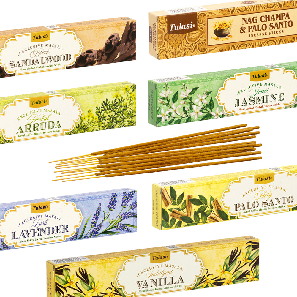 Natural Lavender Incense Handmade in India Tulasi Exclusive Masala