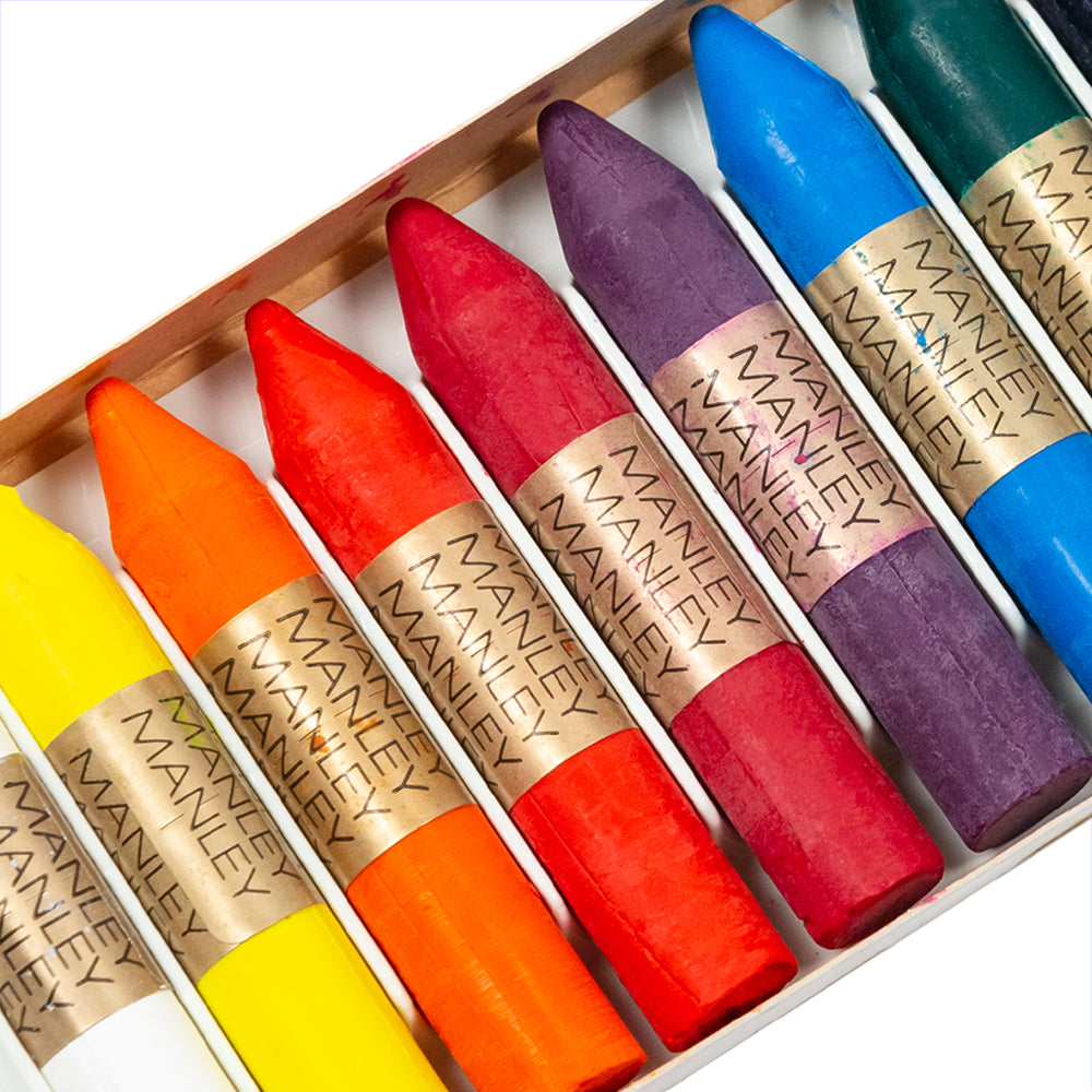 Manley Waxes 10 unités/Cires colorées professionnelles/Couleurs assorties