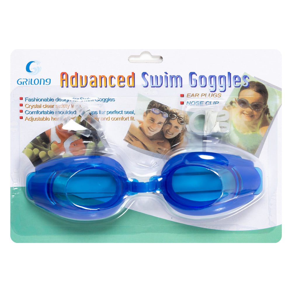 Grilong Silicone Swimming Goggles/ Suitable for Teenagers and Adults/ 5 Colors Available