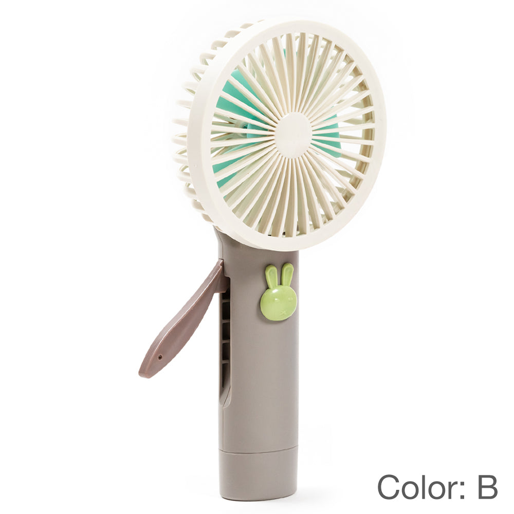 Mini ventilador portátil manual sin necesidad de carga disponible en 3 colores para playa y verano