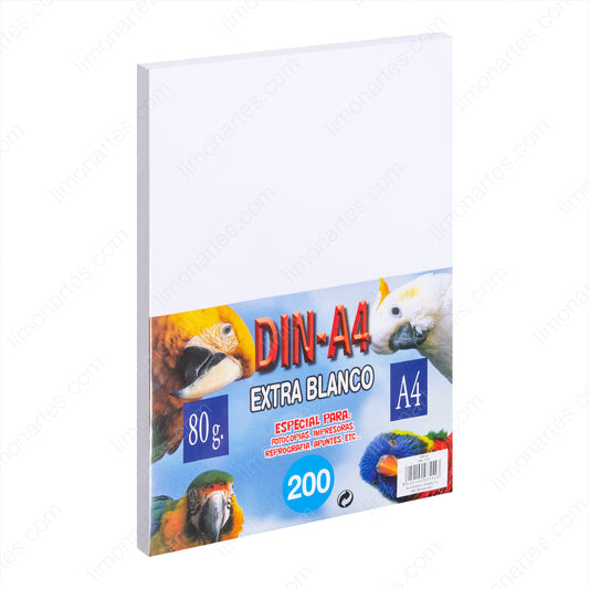 DIN A4 Extra blanco 200 hojas, 80 g/ Papel de imprimir/Papel multiusos