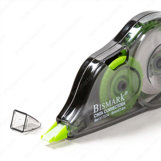 Bismark Cinta Correctora 5 mm x 12 m/ Verde y azul - LIMÓN ARTES