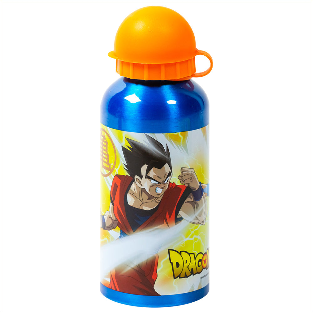 Botella de aluminio para niños 400 ml Dragon Ball / Cantimplora infantil / Botella de agua reutilizable
