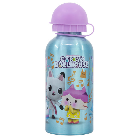 Gourde pour enfants en aluminium 400 ml Gabby's Dollhouse / Gourde pour enfants / Gourde réutilisable