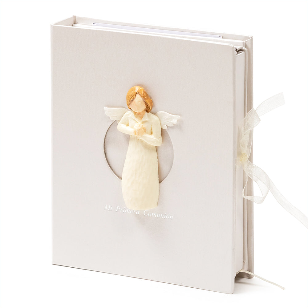 Livre de communion encadré/Album photo collé à faire soi-même/avec effet de gaufrage tridimensionnel