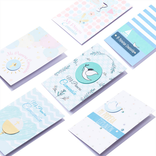 Set 6 pièces/Carte de vœux/10 x 15 cm/Comprend une enveloppe