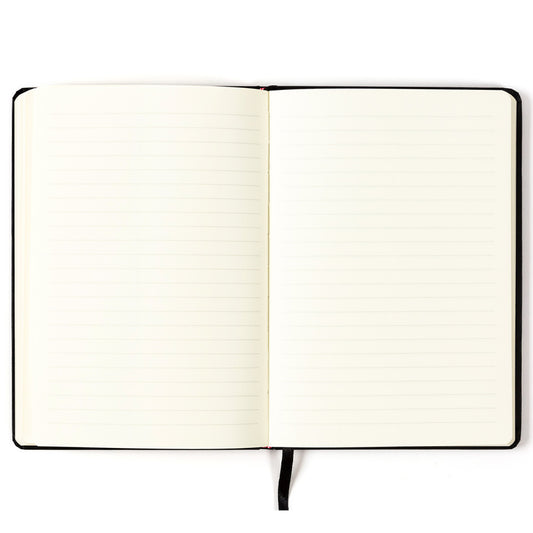 Cuaderno Bloc de notas Negro 80gr 100hojas A5 (21x14,5cm)