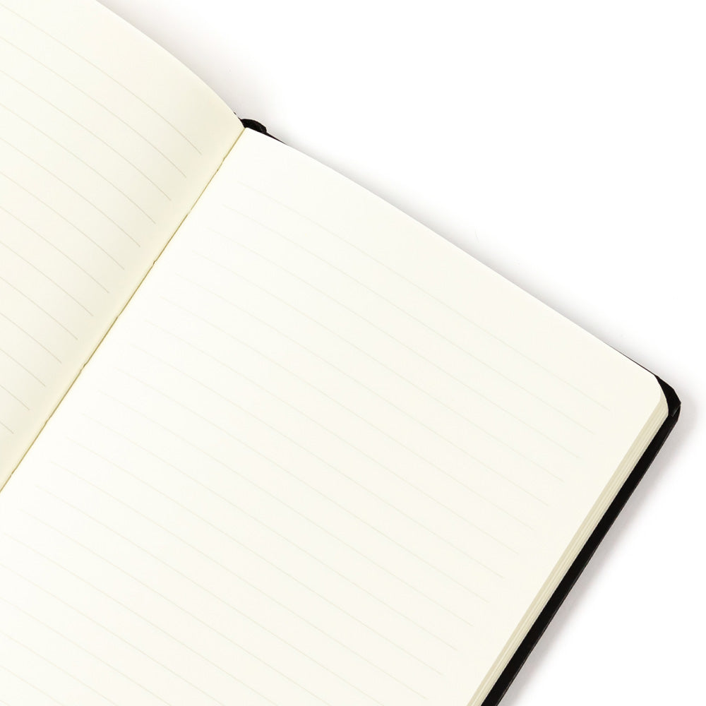 Cuaderno Bloc de notas Negro 80gr 100hojas A5 (21x14,5cm)