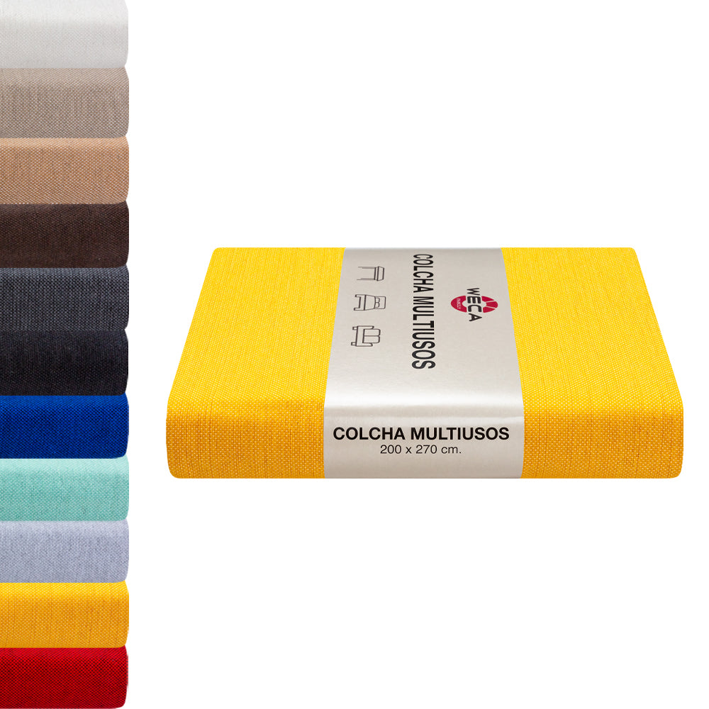 Couvre-lit polyvalent à thème monochrome/canapé à carreaux, couverture Foulard, couvre-lit, Foulard pour canapés en coton