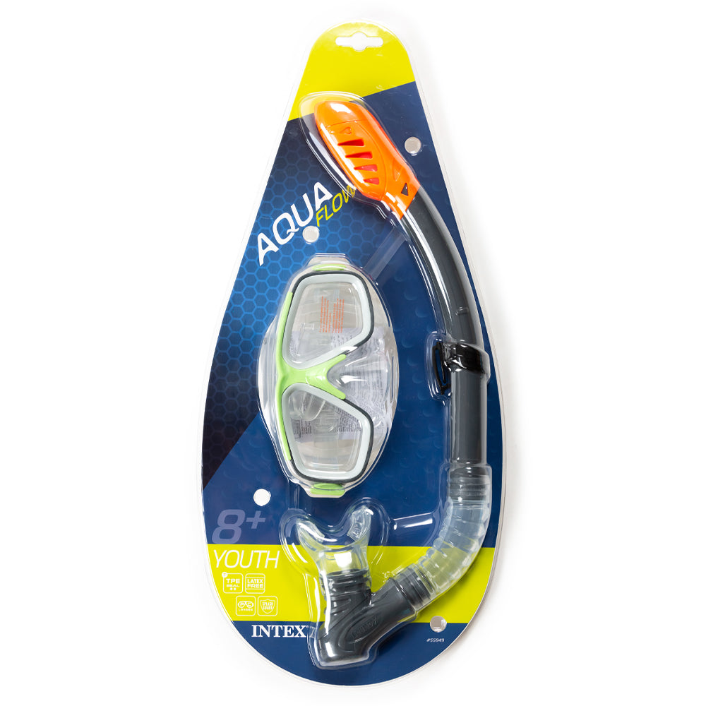 Intex polycarbonate surf rider diving tube and mask +8 years