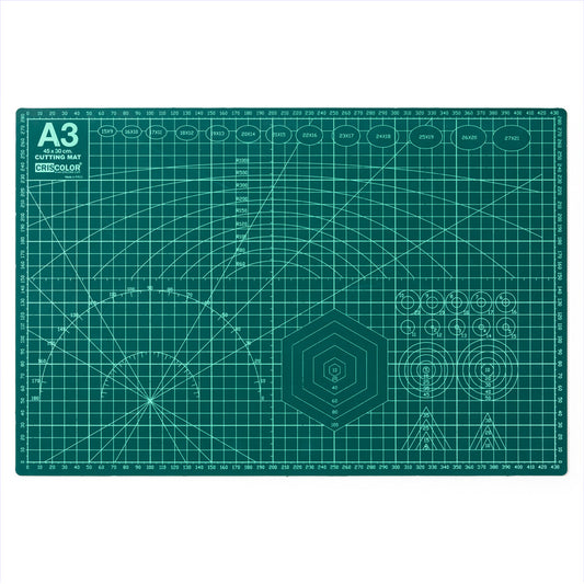 Planche à découper double face A3/ Base de coupe auto-cicatrisante/ Idéal pour la couture et l’artisanat