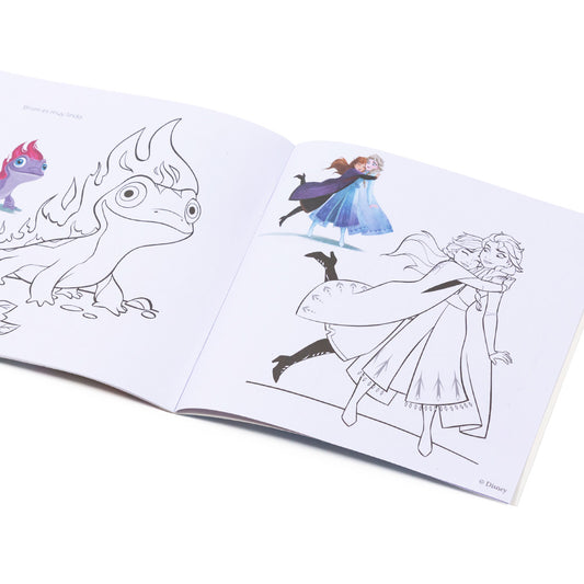 Livre de peinture pour enfants avec autocollants / Dessin artistique DIY Disney La Reine des Neiges II