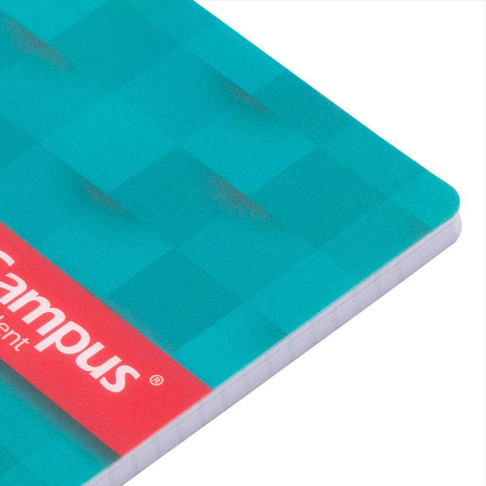 Campus-Bloc Espiral A4/ Tapa Polipropileno/80 hojas 90g/Cuadrícula Horizontal