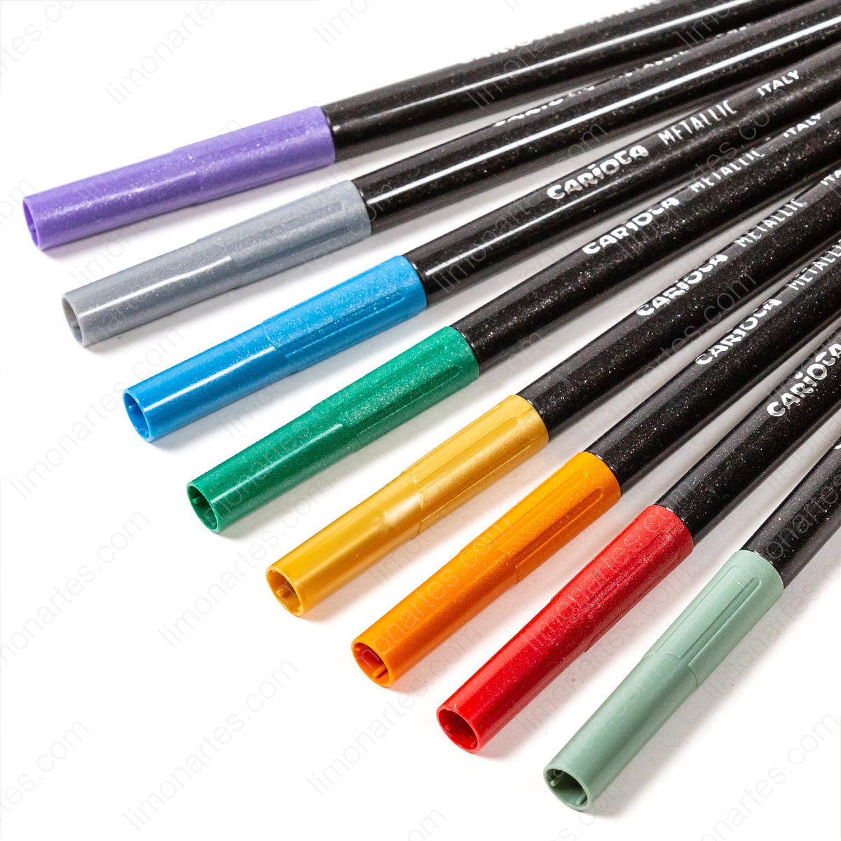 Carioca Rotulador metallic punta fina/ Caja de 8 colores