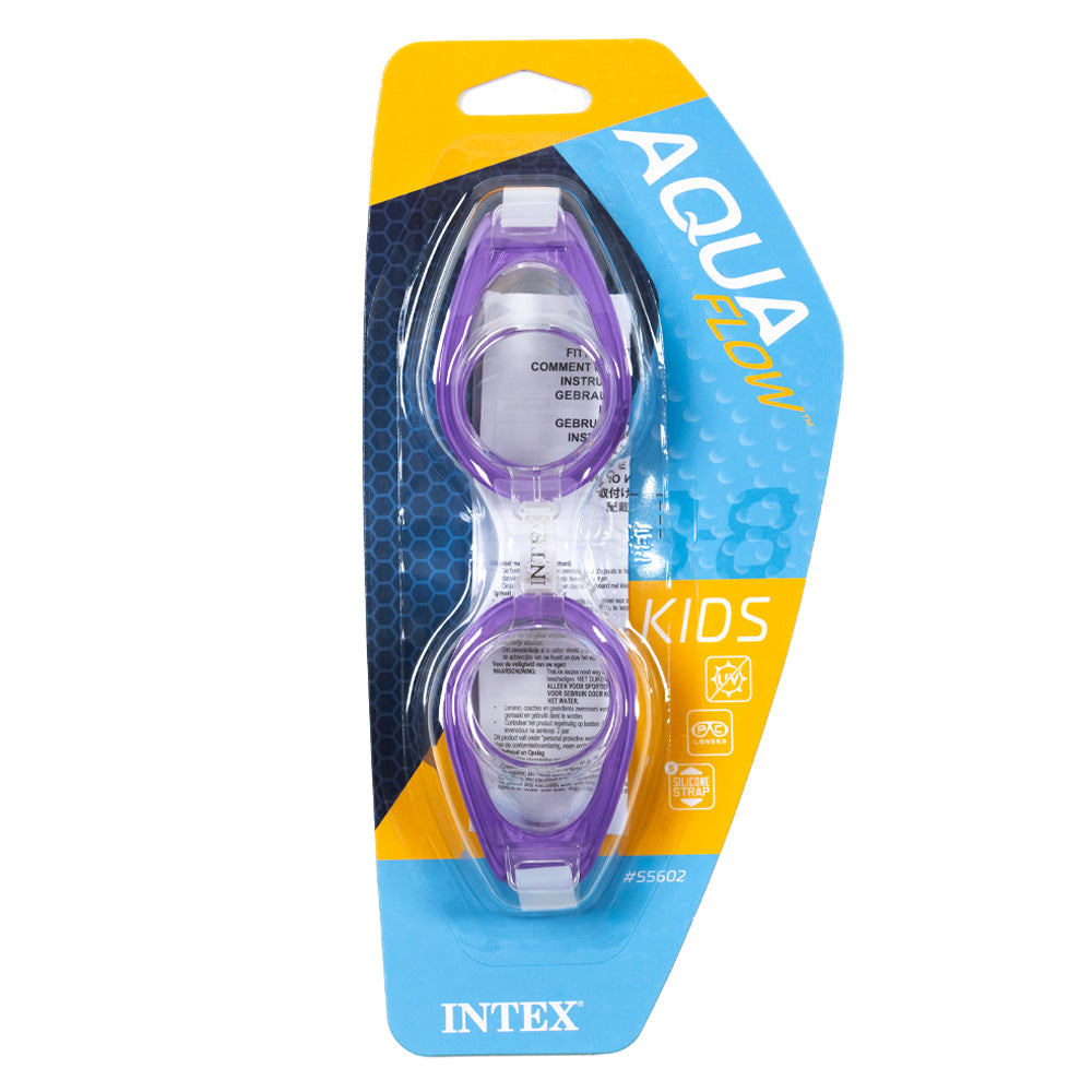 Intex play Aqua flow swimming goggles 3-8 years / Protection against UV rays / 3 Colors available
