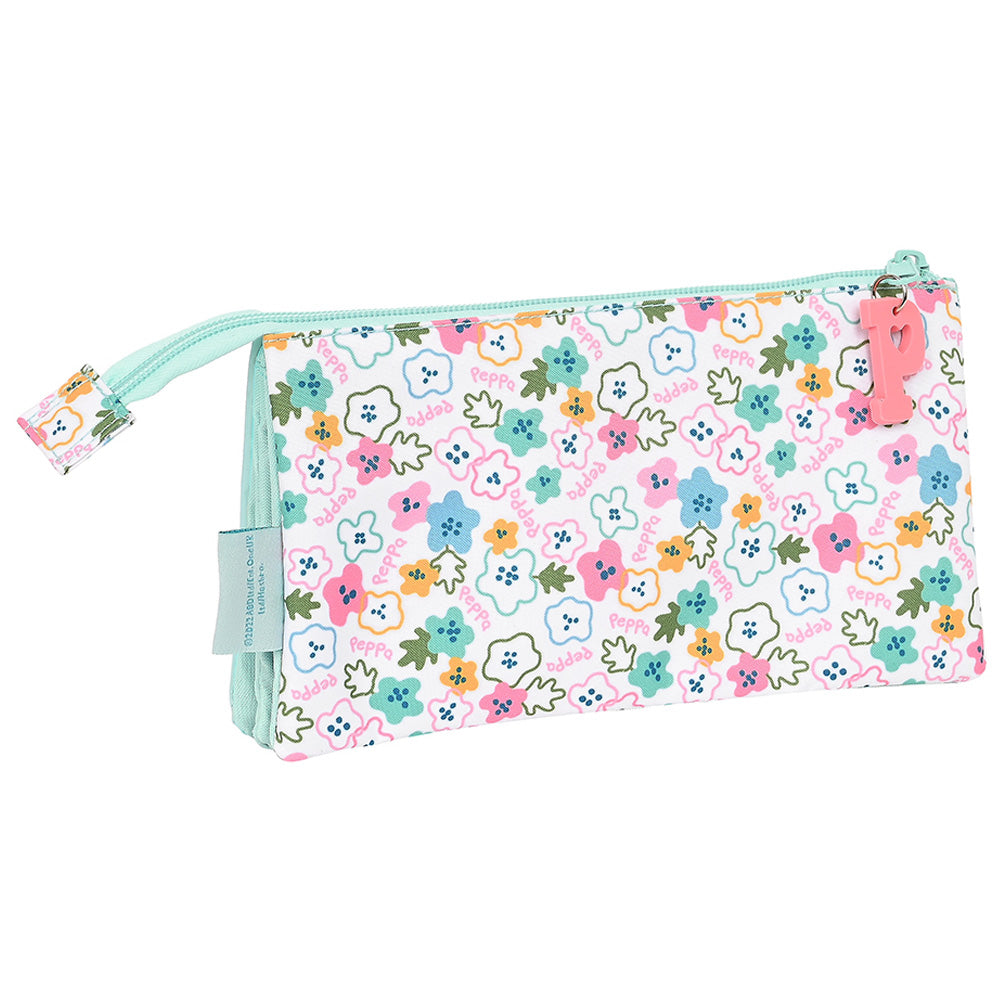 Trousse triple Peppa Pig "Cozy Corner"