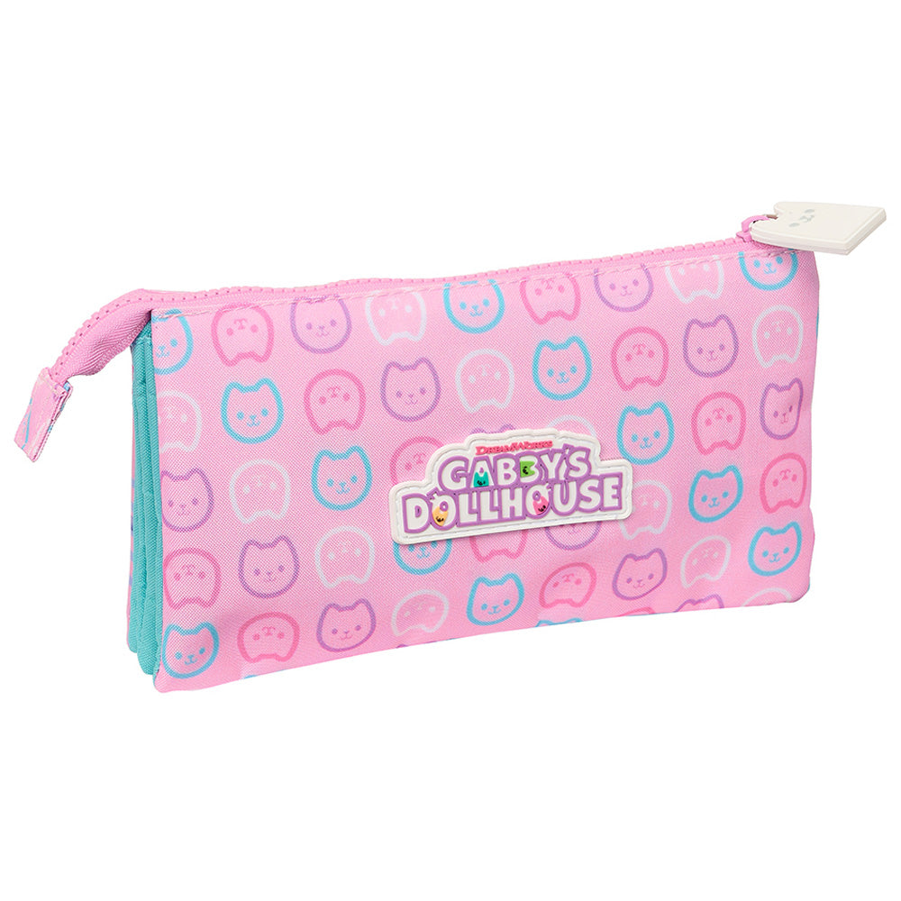 Trousse triple « Party » de Gabby's Dollhouse