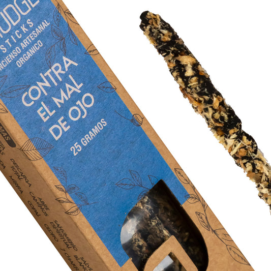 Encens Bio AUM Fragrances 25gr - Contre le mauvais œil / Fait main en Inde avec des ingrédients naturels / Sans produits toxiques