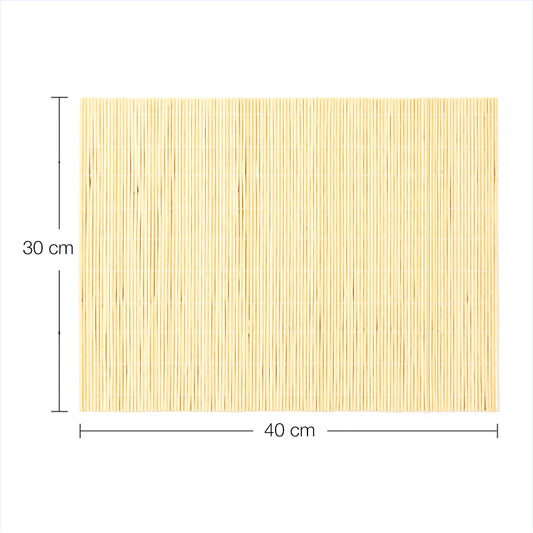 Set de table en bambou naturel 30x40cm