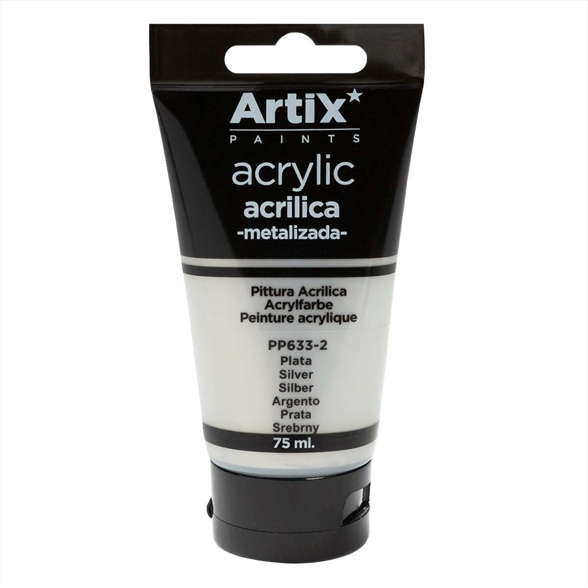 Pintura acrilica 75 ml Artix / Disponible en oro y plata - LIMÓN ARTES