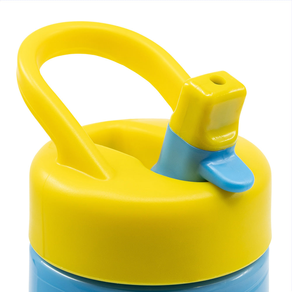 Botella PP Playground 410 ml Mickey Mouse Fun-Tastic / Botella de agua deportiva con pajita y asa incorporada