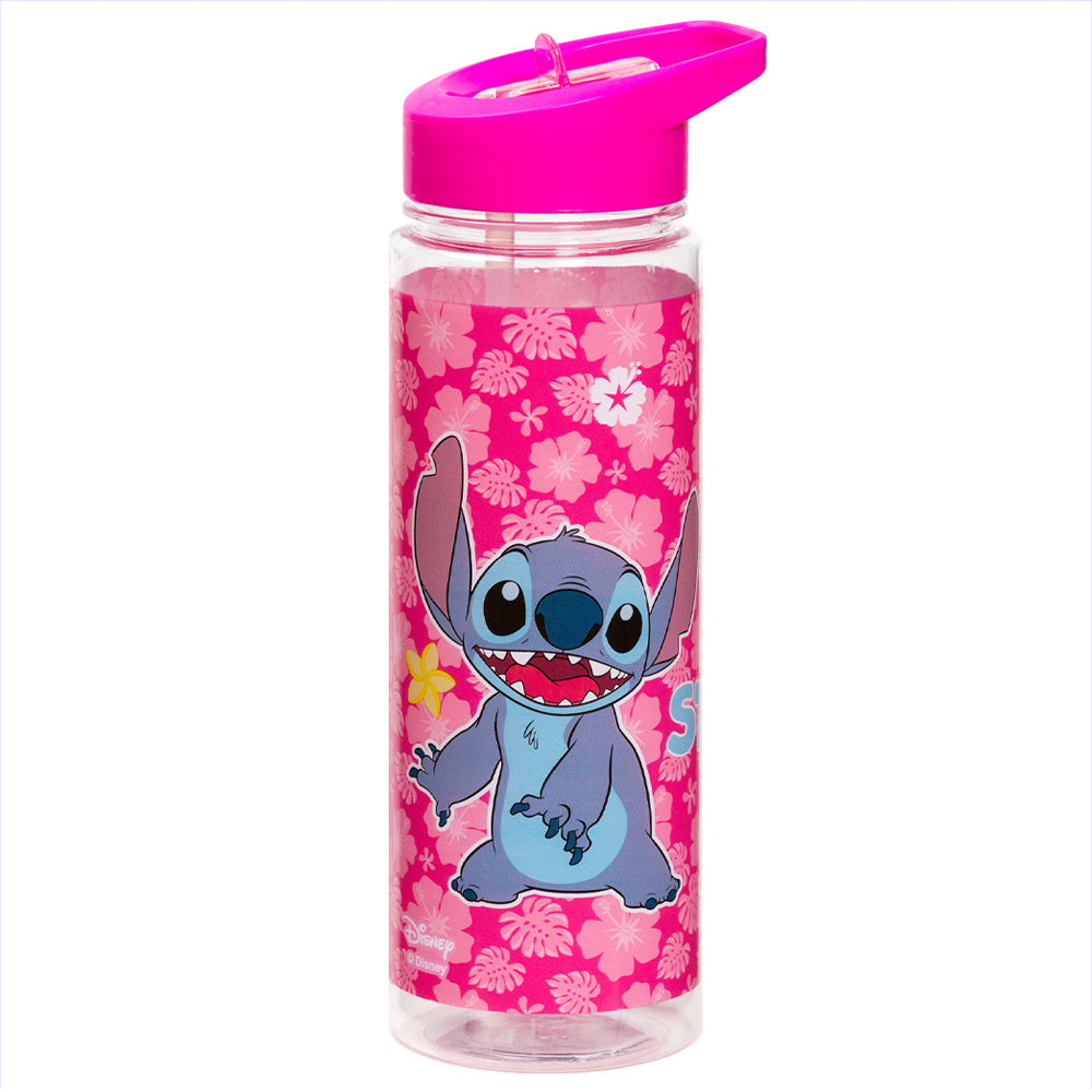 Bouteille pour enfant Disney Lilo Stitch Angel 650 ml avec paille et poignée intégrée sans BPA