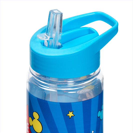 Botella infantil Mickey Disney 650 ml con pajita y asa incorporada Libre de BPA
