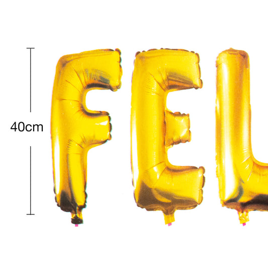 Happy Birthday balloon set 15pcs Available in gold or silver