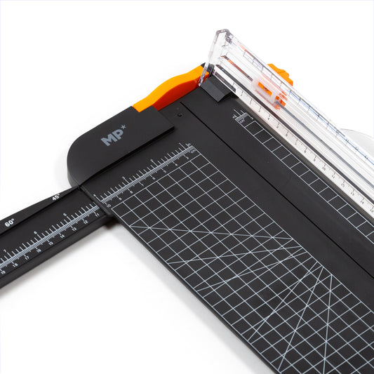 Coupe-papier A4/cisaille à rouleaux/protection de sécurité automatique/découpe de grille et d'angle, avec règle d'extension/pour papier ou photo