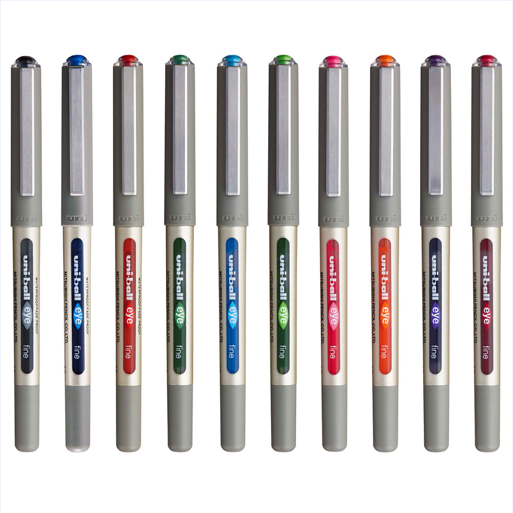 Bolígrafos De Tinta Líquida EYEYE - Punta Fina 0.7 Mm, Pack De 6, 3 Colores, Secado Rápido