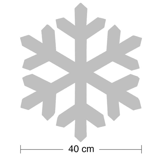 Flocon de neige 40cm USB ou batterie/Lumière décorative de Noël