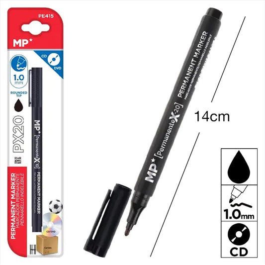 Permanent marker Medium tip 1.0 mm/ 3 Colors available/ Optimal for Painting, School, Home and Office Use