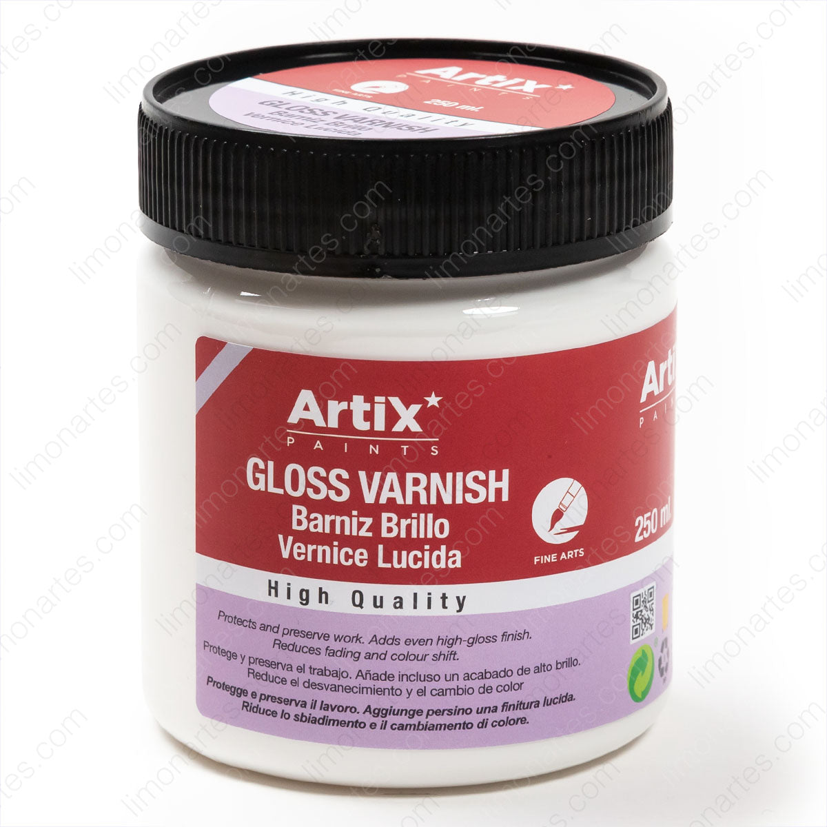 Artix Barniz brillo 250ml - LIMÓN ARTES