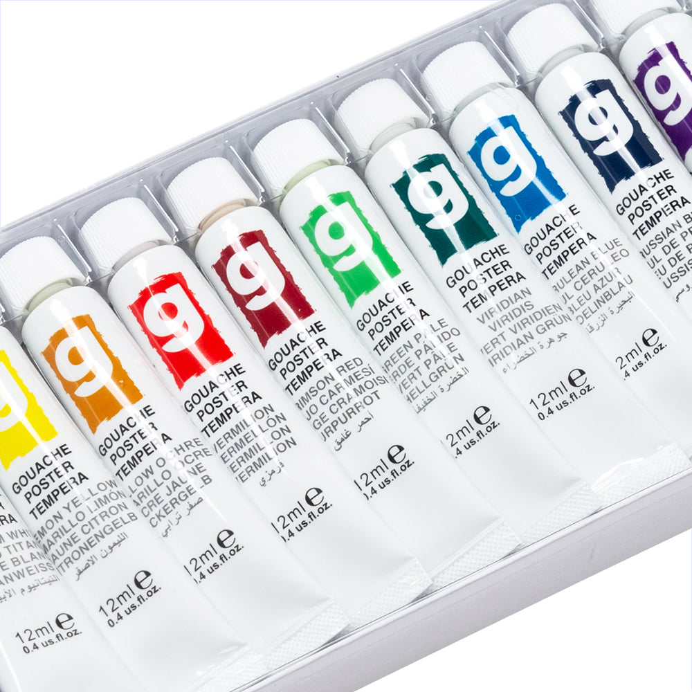 Ensemble Artix-Tempera/ 12 ml x 12 couleurs