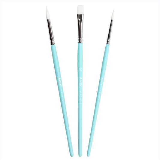 Artix Professional Light Blue Brush Set 3 pcs.