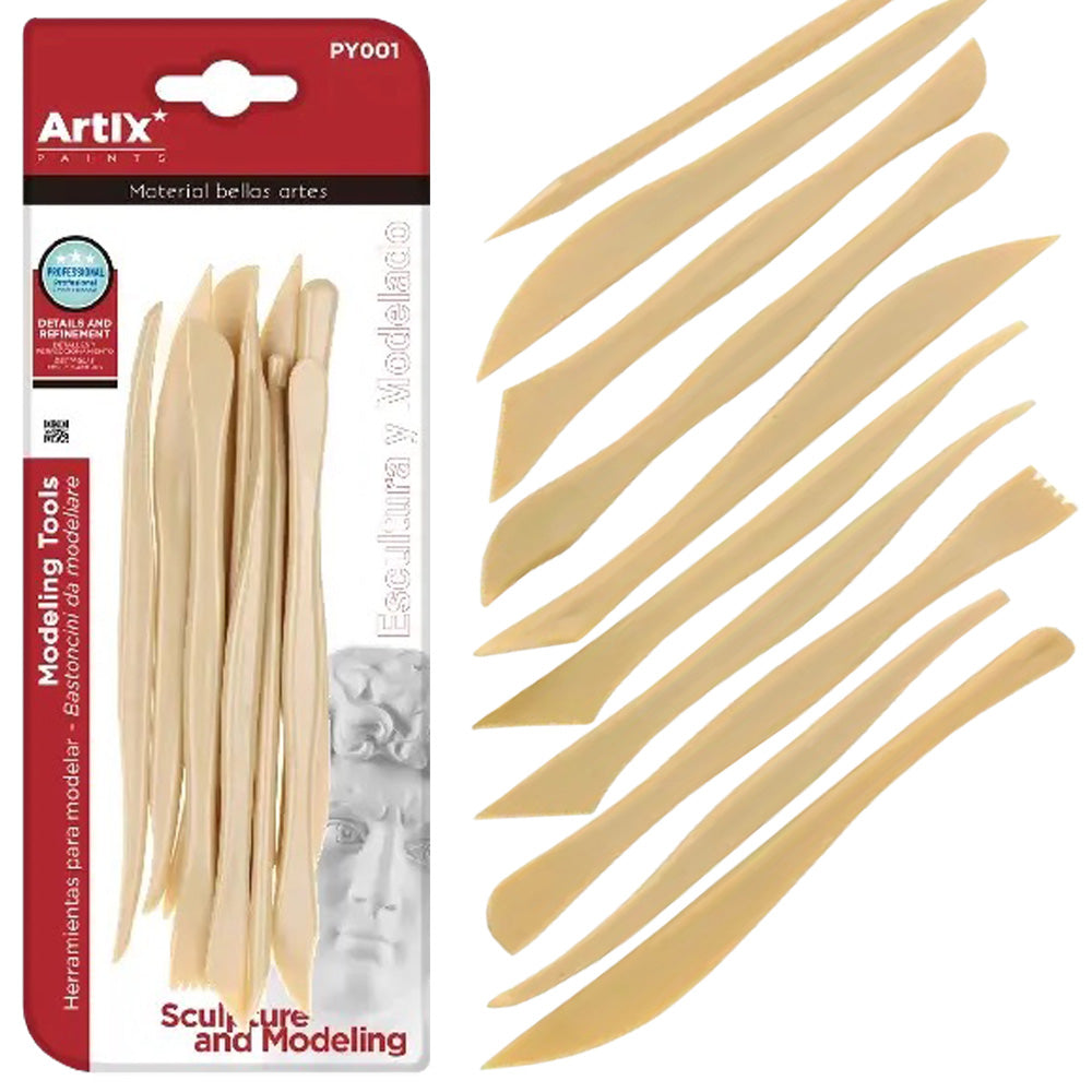 Jeu de spatules en plastique 10 pièces