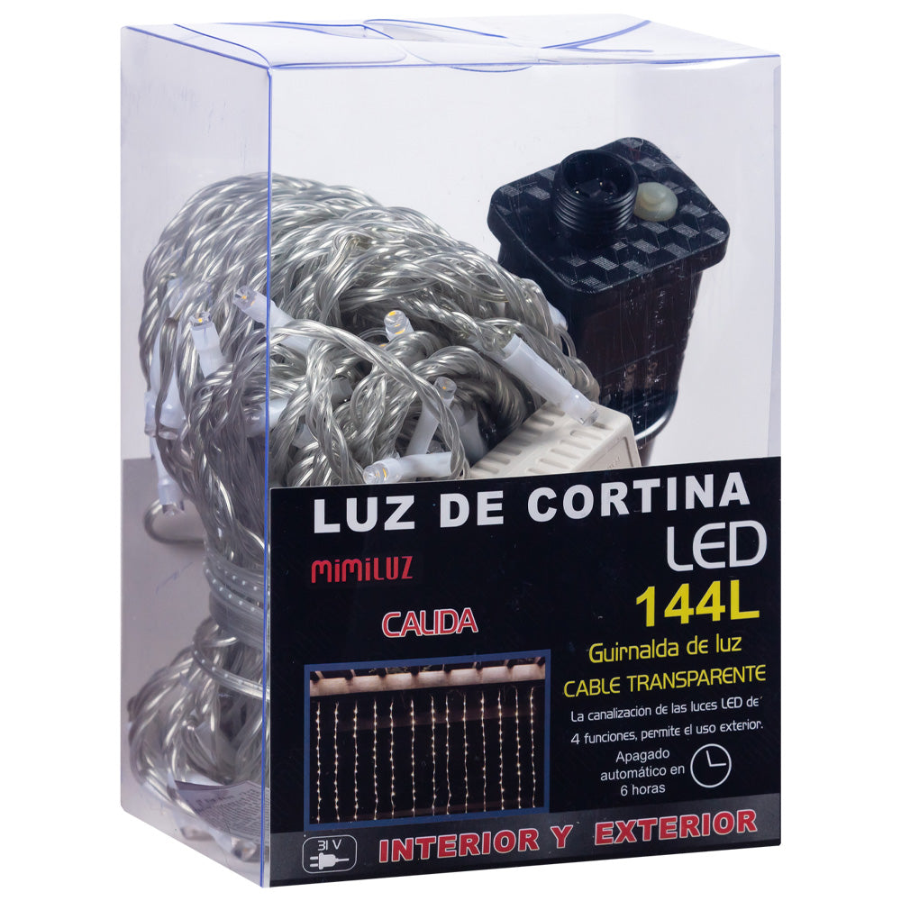 Rideaux Lumineux LED 1,6M x 1,2M Calida 144L/Lumière Décorative de Noël