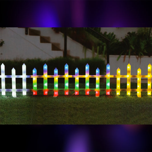 Lampe décorative en forme de clôture / Lumière décorative de Noël