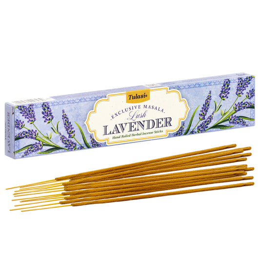 Natural Lavender Incense Handmade in India Tulasi Exclusive Masala
