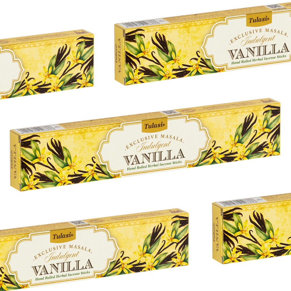 Exclusive Tulasi Vanilla Masala Incense Pack of 5