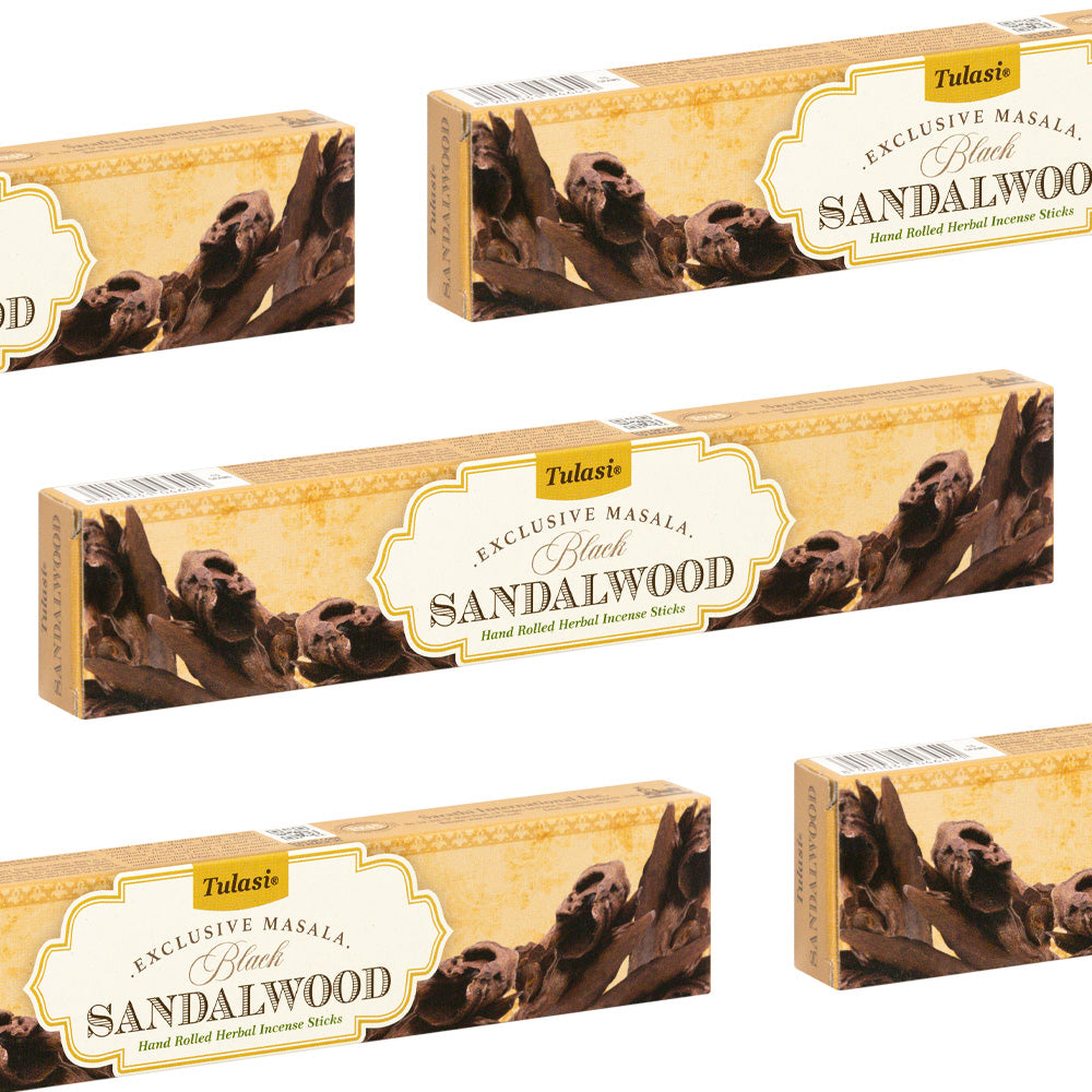 Black Sandalwood Incense Masala Exclusive Tulasi Pack of 5