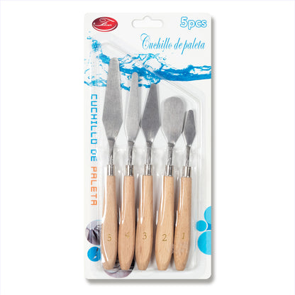 Cuchillo de paleta Pintura al óleo y acrílicas/Set 5 pcs