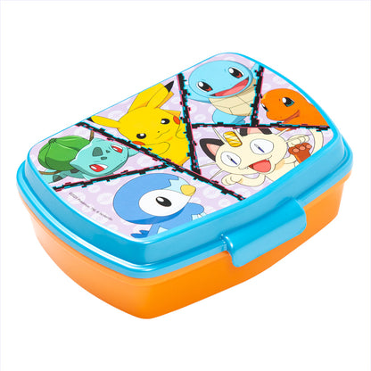 Stor Rectangular Pokemon Sandwich Box/ BPA Free/ Kids Lunch Box/School/Daycare