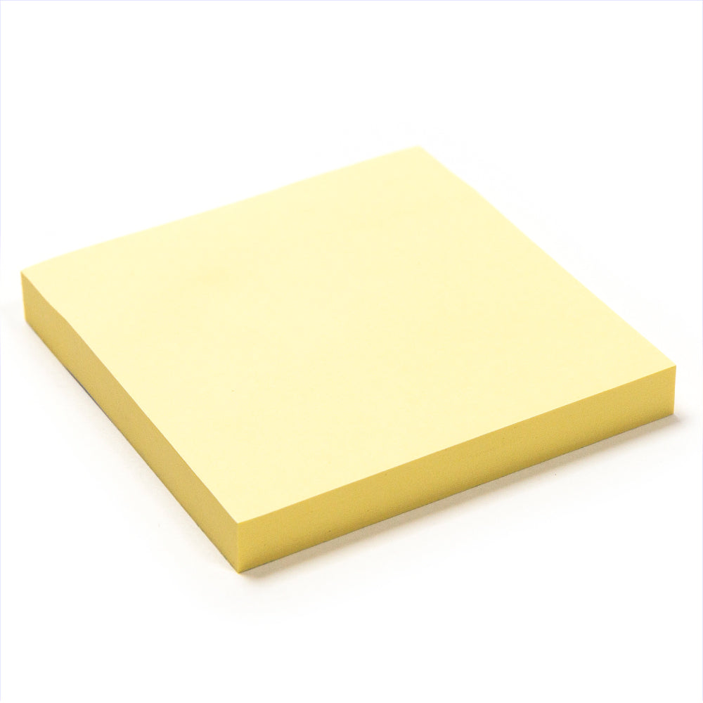 Post-it/ Sticky Notes/ Light yellow/ 100 sheets/ 76x76mm/ 76x127mm