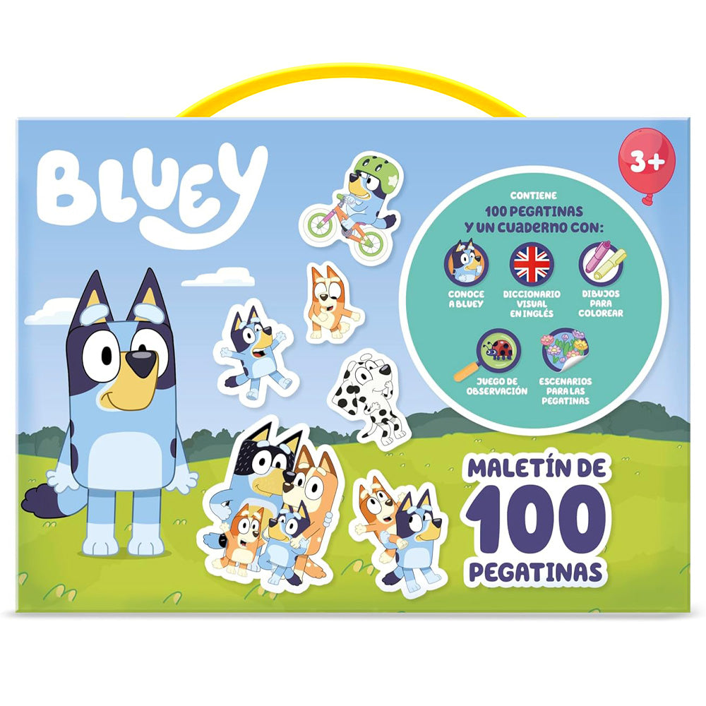 Briefcase 100 Bluey Stickers