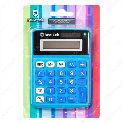 Bismark Calculadoras 8 digit/ Varios colores disponibles