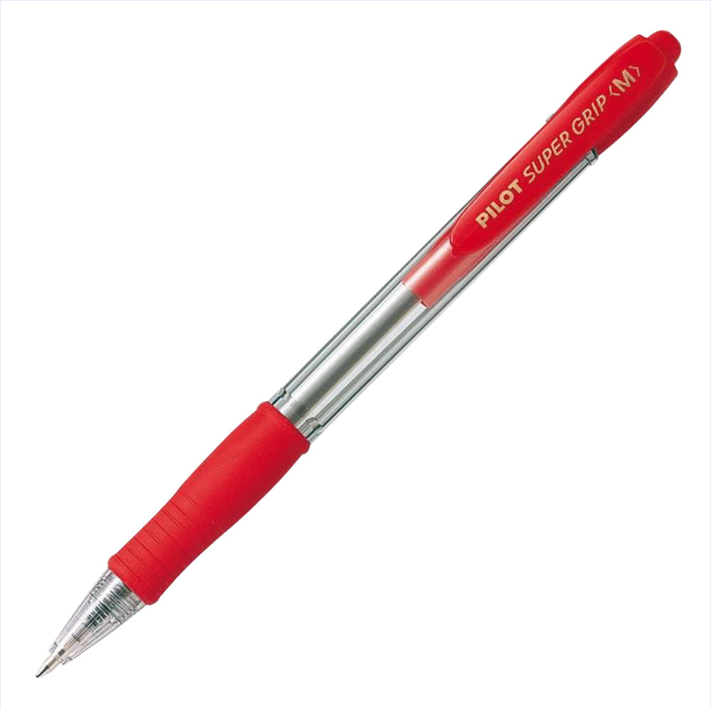 PILOT - Super Grip M Ballpoint Pen 1.0 mm Tip/ Various colors available