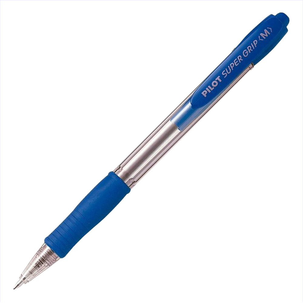 PILOT - Super Grip M Ballpoint Pen 1.0 mm Tip/ Various colors available