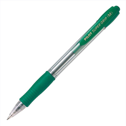 PILOT - Super Grip M Ballpoint Pen 1.0 mm Tip/ Various colors available