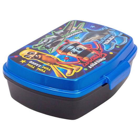 Stor Sandwichera Rectangular Italian Brainrot / Libre de BPA/ Fiambrera niños/Escuela/Guardería